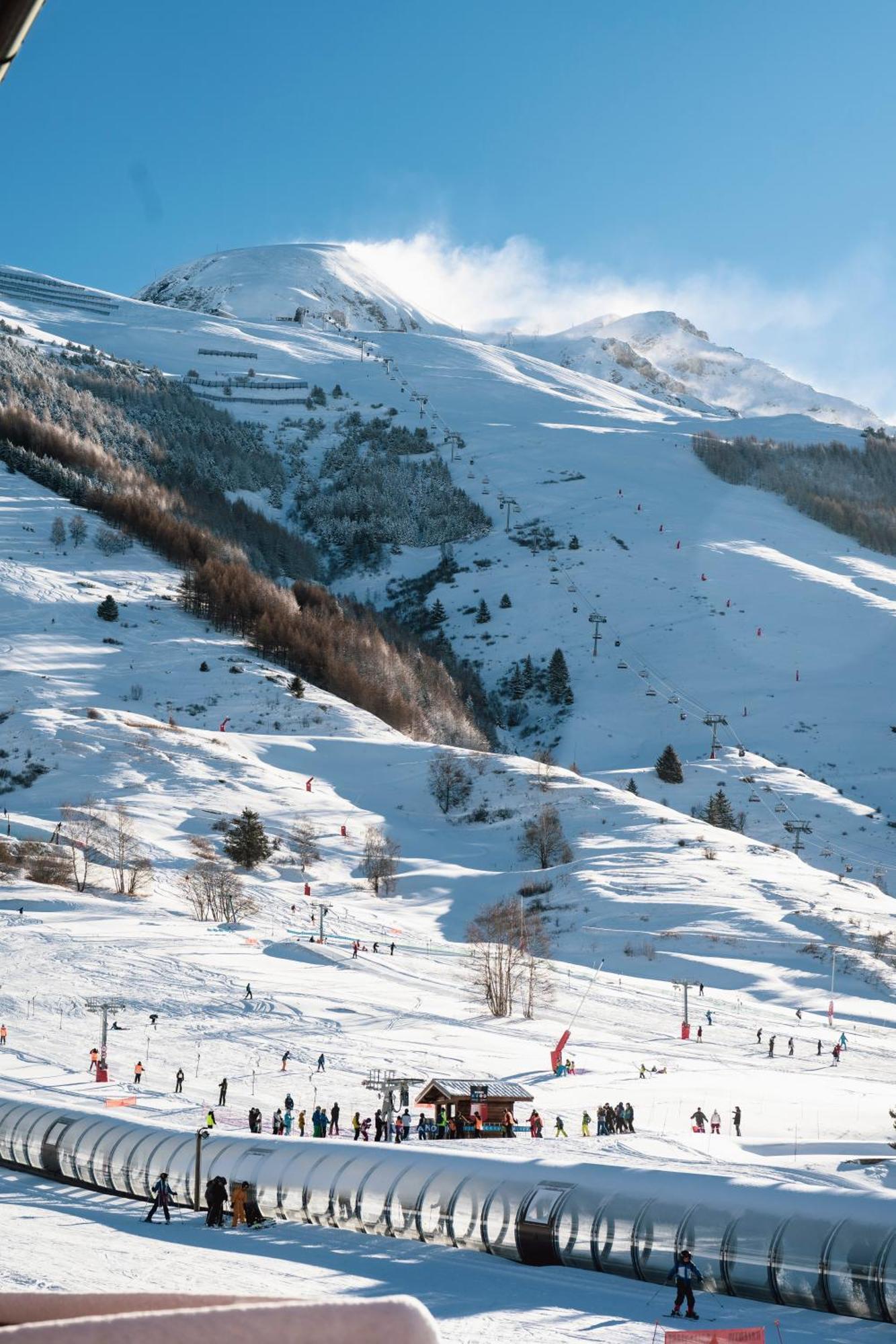 Hotel Les Melezes Les Deux Alpes Exterior foto